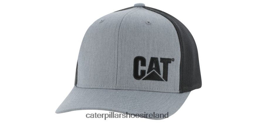 Caterpillar Cat Trademark Trucker Hat Men PL4062257 Heather Grey | Hat