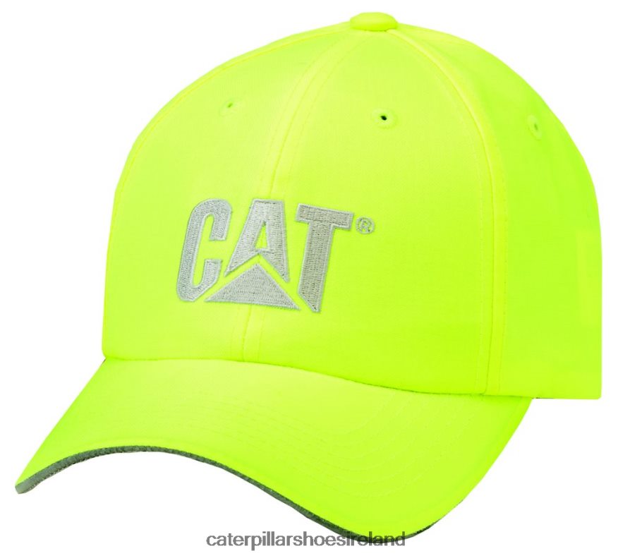 Caterpillar Hi-Vis Trademark Cap Men PL4062252 Bright Yellow | Hat