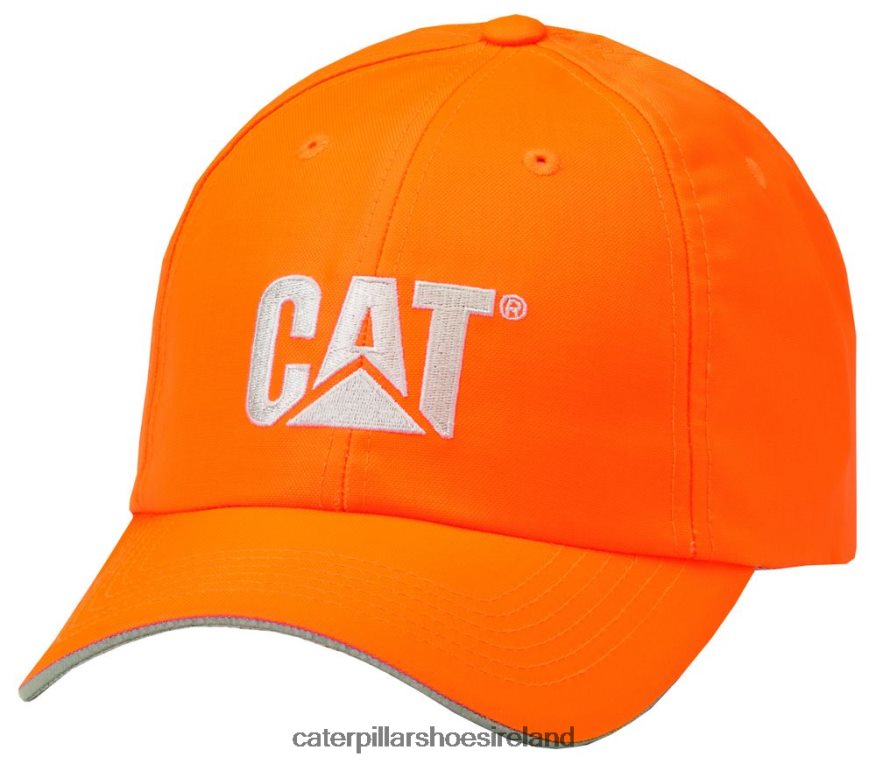 Caterpillar Hi-Vis Trademark Cap Men PL4062253 Orange | Hat