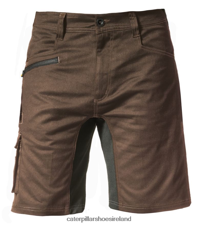 Caterpillar Operator Flex Short Men PL4062244 Brown | Bottoms
