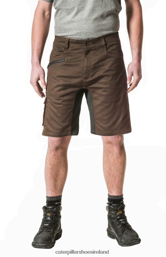 Caterpillar Operator Flex Short Men PL4062244 Brown | Bottoms