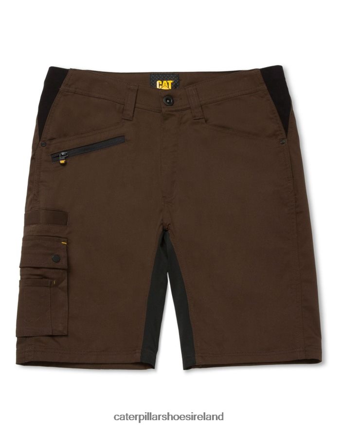 Caterpillar Operator Flex Short Men PL4062244 Brown | Bottoms