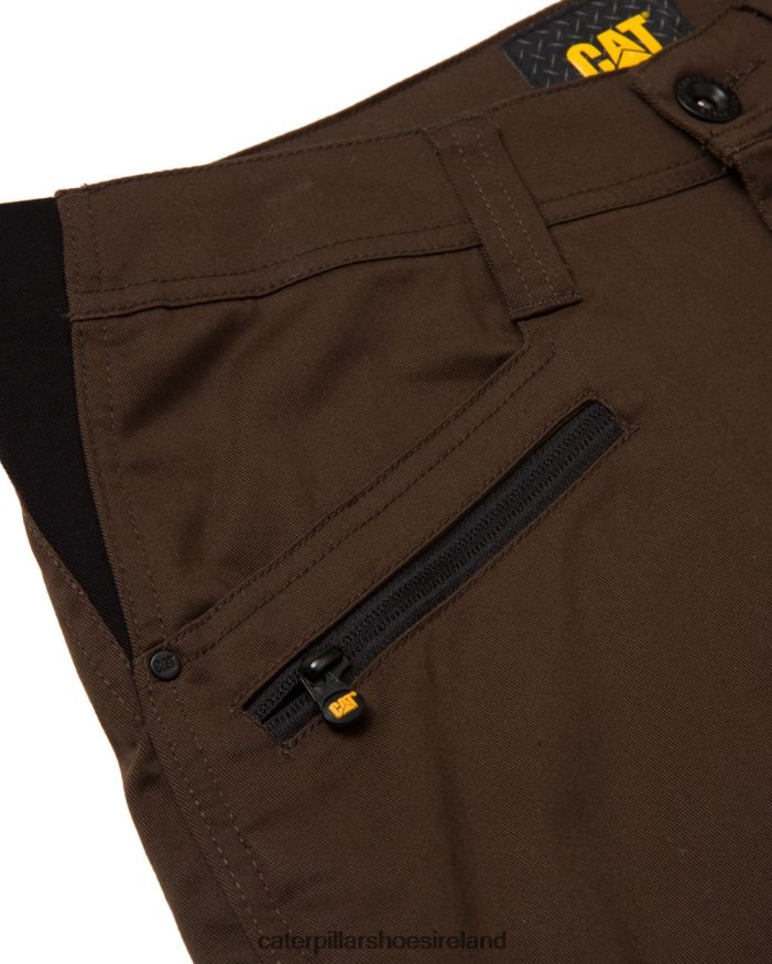Caterpillar Operator Flex Short Men PL4062244 Brown | Bottoms