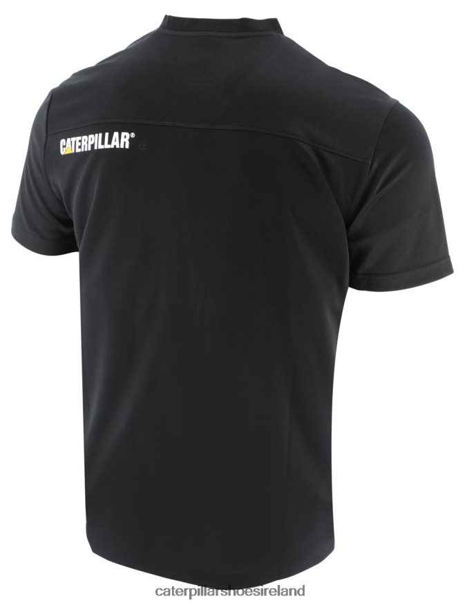 Caterpillar Coolmax Short Sleeve Tee Men PL4062218 Black | Tops & Outerwear
