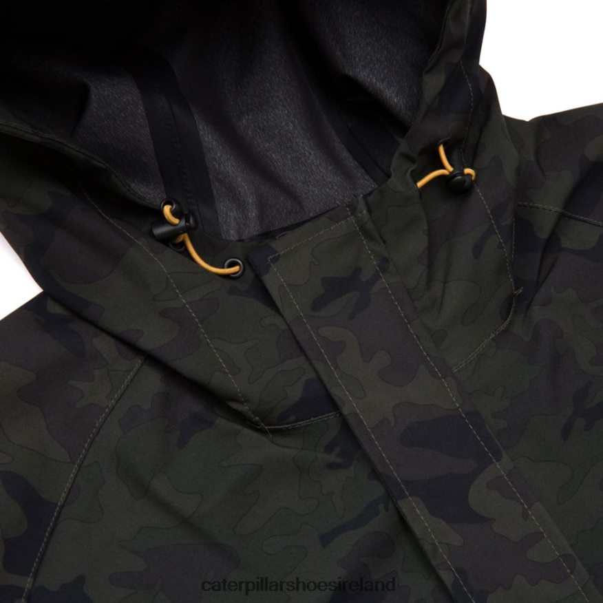 Caterpillar Essential Rain Jacket Men PL4062112 Night Camo | Tops & Outerwear