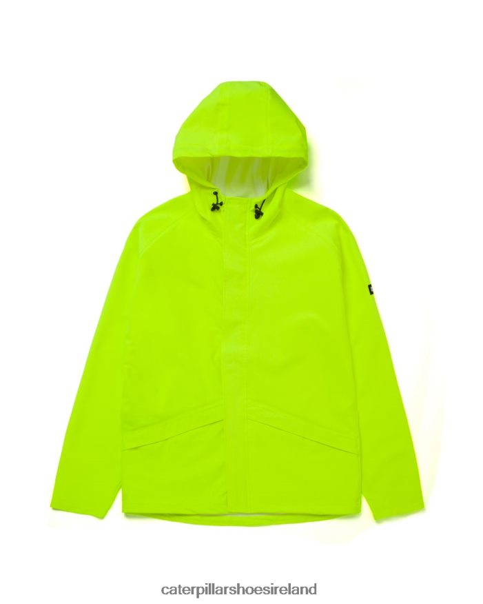 Caterpillar Essential Rain Jacket Men PL4062114 Hi-Vis Yellow | Tops & Outerwear