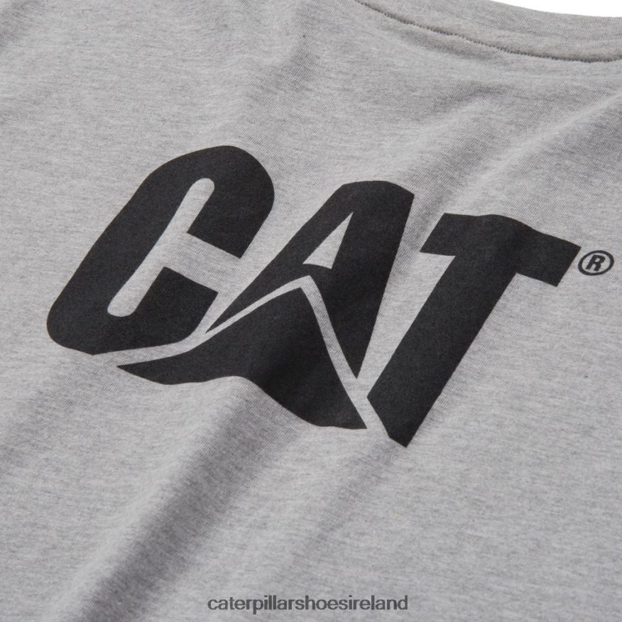 Caterpillar Trademark Sleeveless Pocket Tee Men PL4062231 Heather Grey | Tops & Outerwear