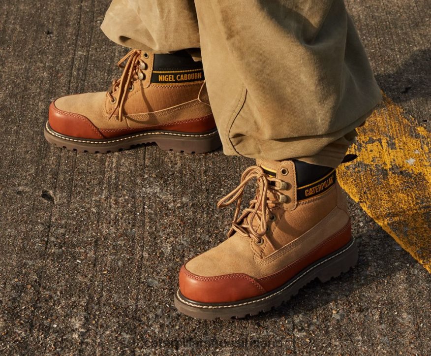 Caterpillar X Nigel Cabourn Utah Boot Men PL4062205 Leather Brown | Casual Boots