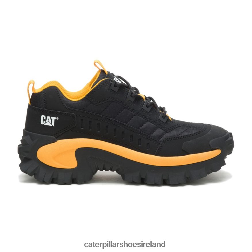 Caterpillar Intruder Shoe Men PL4062132 Black/Cat Yellow | Casual Chunky Sneakers