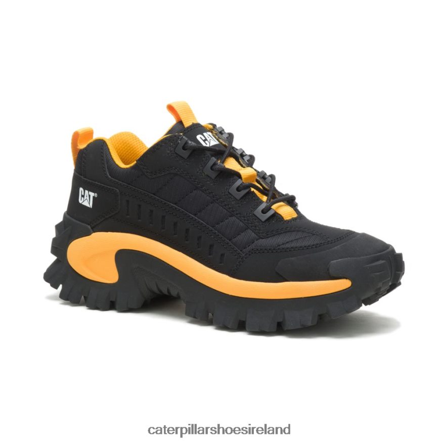 Caterpillar Intruder Shoe Men PL4062132 Black/Cat Yellow | Casual Chunky Sneakers