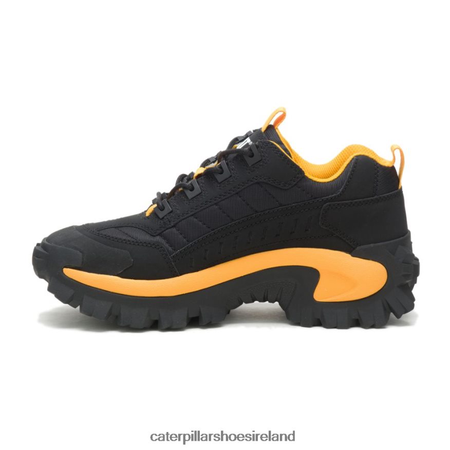 Caterpillar Intruder Shoe Men PL4062132 Black/Cat Yellow | Casual Chunky Sneakers