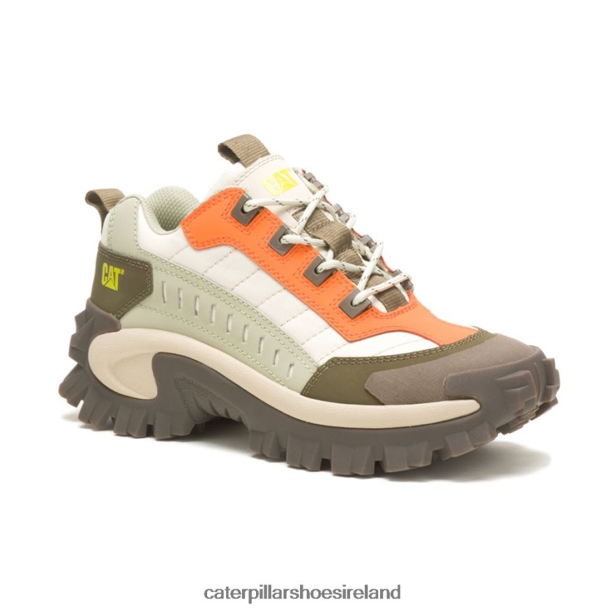 Caterpillar Intruder Shoe Men PL4062138 Moss Grey/Oriole | Casual Chunky Sneakers