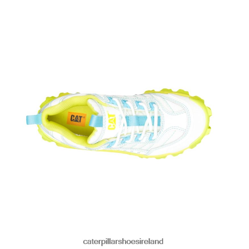 Caterpillar Intruder Supercharged Shoe Men PL4062121 Bright White/Pale Lime Yellow | Casual Chunky Sneakers