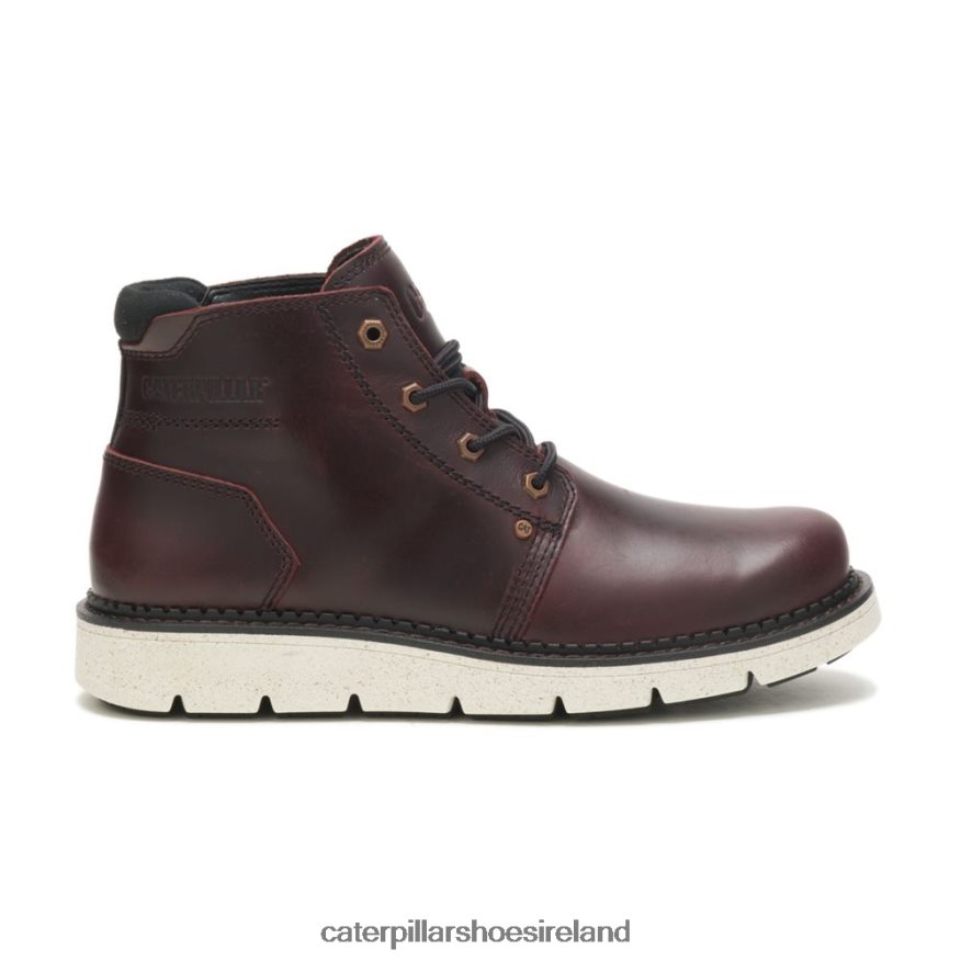 Caterpillar Covert Mid Waterproof Boot Men PL4062196 Oxblood | Waterproof
