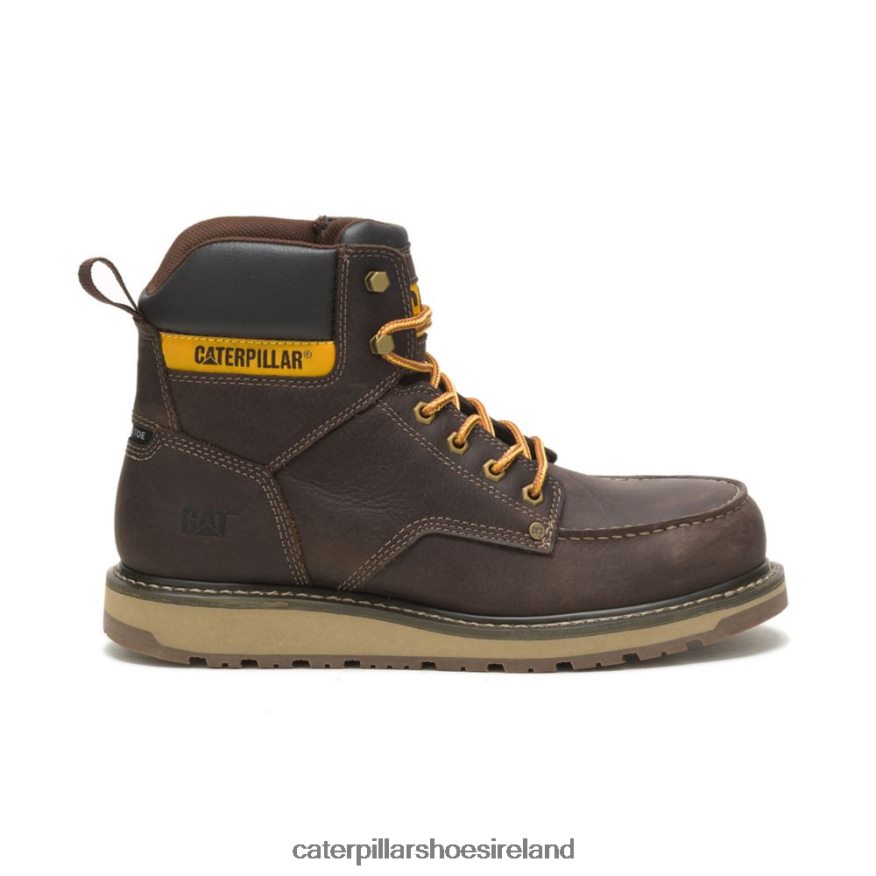 Caterpillar Calibrate Steel Toe Work Boot Men PL406251 Leather Brown | Work Boots