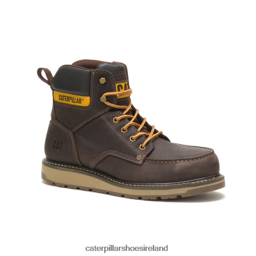 Caterpillar Calibrate Steel Toe Work Boot Men PL406251 Leather Brown | Work Boots