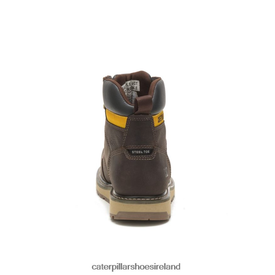 Caterpillar Calibrate Steel Toe Work Boot Men PL406251 Leather Brown | Work Boots