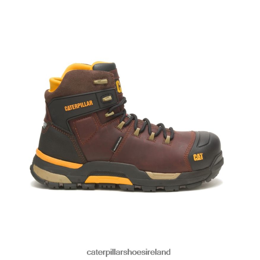 Caterpillar Cat Edge Protect Waterproof Thinsulate Carbon Composite Toe Work Boot Men PL406274 Friar Brown | Work Boots
