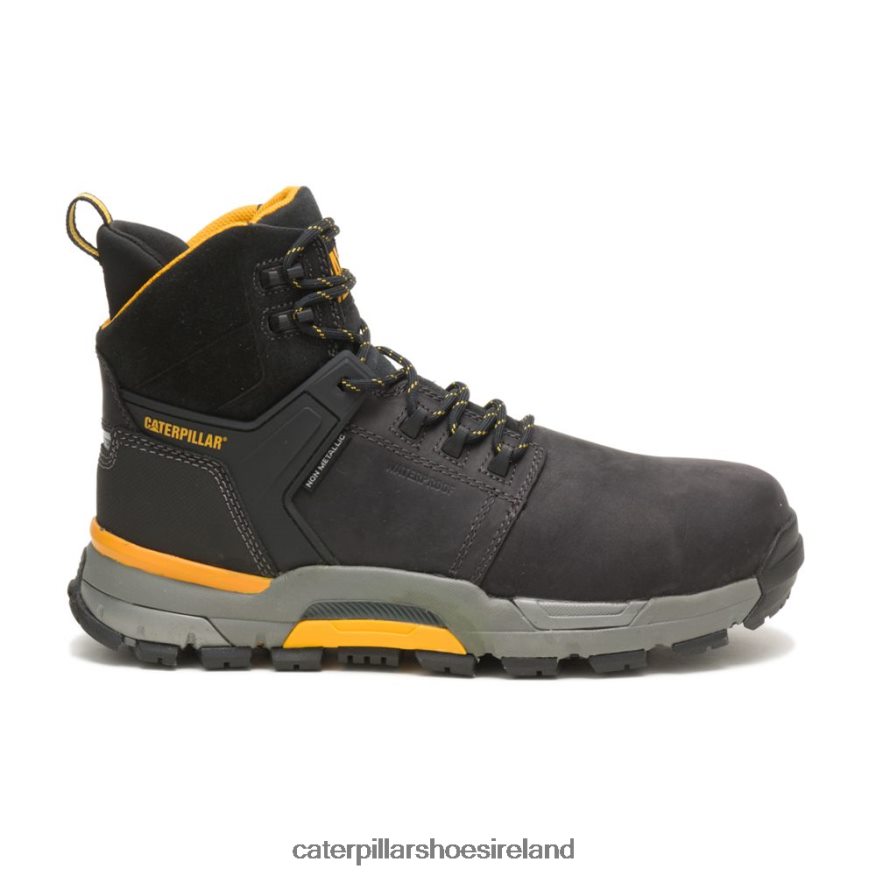 Caterpillar Cat Edge Waterproof Nano Toe Work Boot Men PL406273 Black | Work Boots