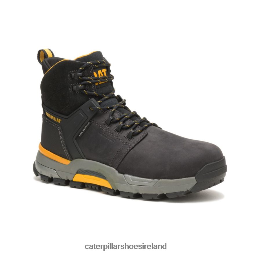Caterpillar Cat Edge Waterproof Nano Toe Work Boot Men PL406273 Black | Work Boots