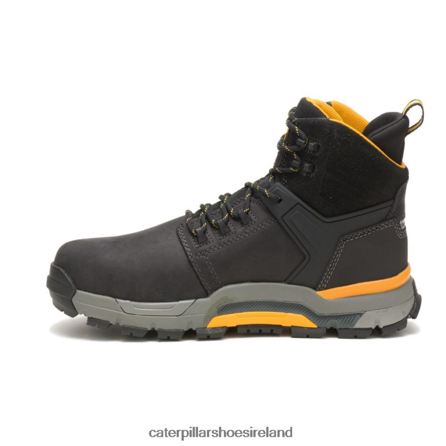 Caterpillar Cat Edge Waterproof Nano Toe Work Boot Men PL406273 Black | Work Boots