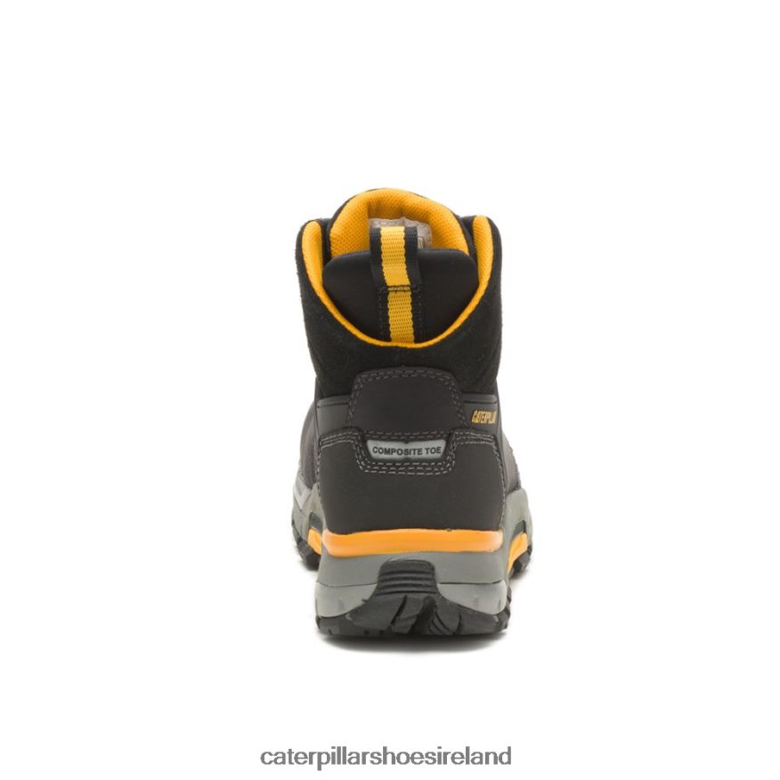 Caterpillar Cat Edge Waterproof Nano Toe Work Boot Men PL406273 Black | Work Boots