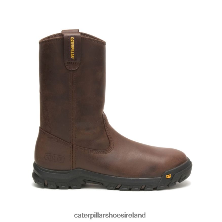 Caterpillar Drawbar Steel Toe Work Boot Men PL406260 Summer Brown | Work Boots