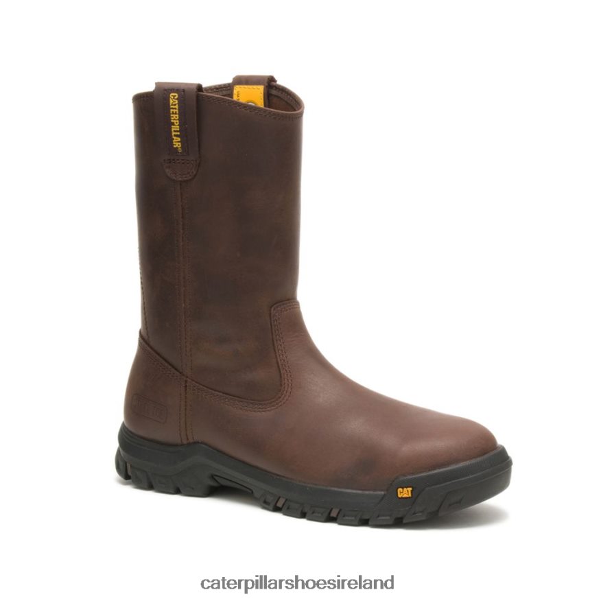 Caterpillar Drawbar Steel Toe Work Boot Men PL406260 Summer Brown | Work Boots