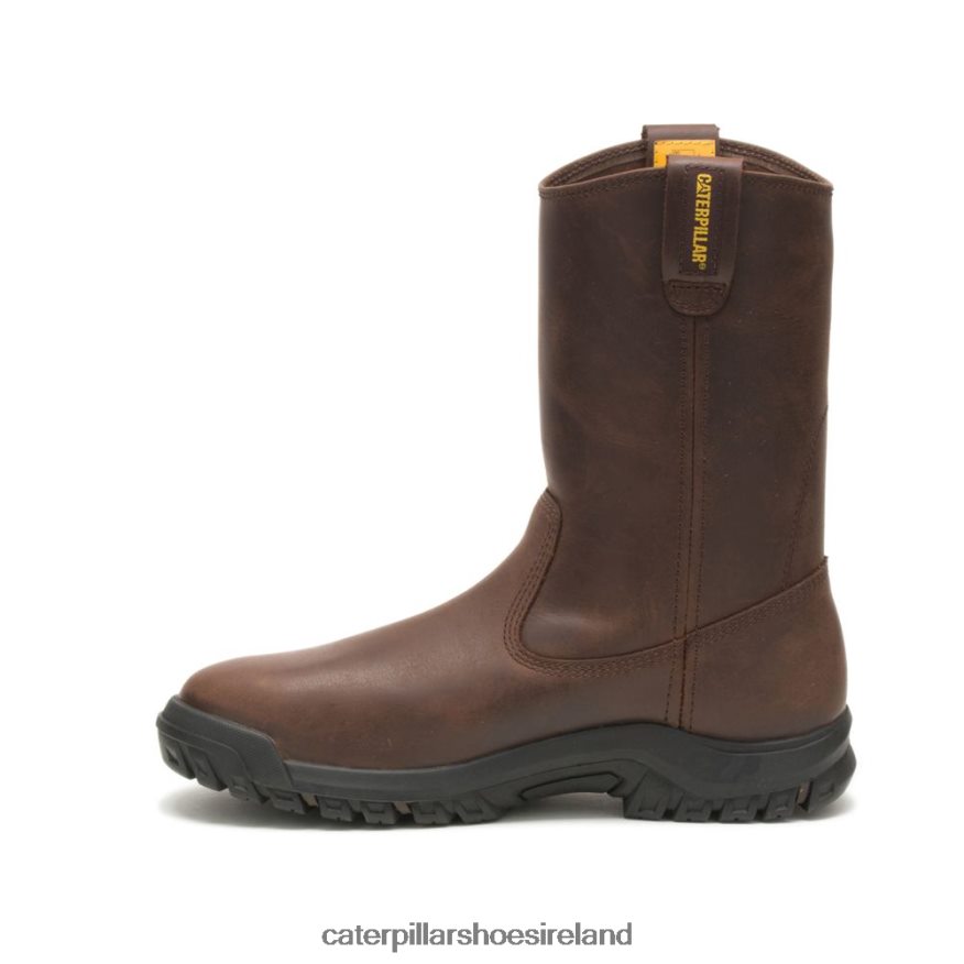 Caterpillar Drawbar Steel Toe Work Boot Men PL406260 Summer Brown | Work Boots