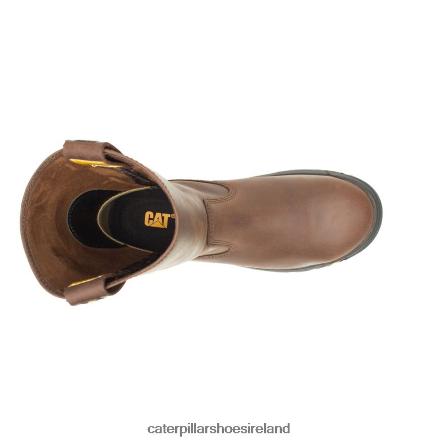 Caterpillar Drawbar Steel Toe Work Boot Men PL406260 Summer Brown | Work Boots