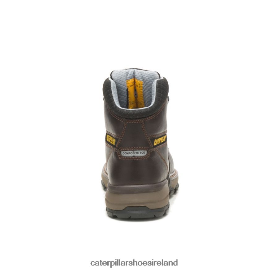 Caterpillar Excavator Superlite Cool Carbon Composite Toe Work Boot Men PL406247 Dark Brown | Work Boots