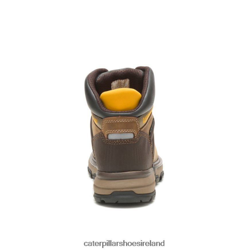 Caterpillar Excavator Superlite Waterproof Soft Toe Work Boot Men PL406259 Dark Beige | Work Boots