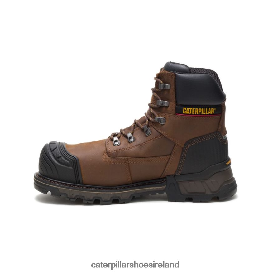 Caterpillar Excavator XL 6\" Waterproof Composite Toe Work Boot Men PL406226 Dark Brown | Work Boots