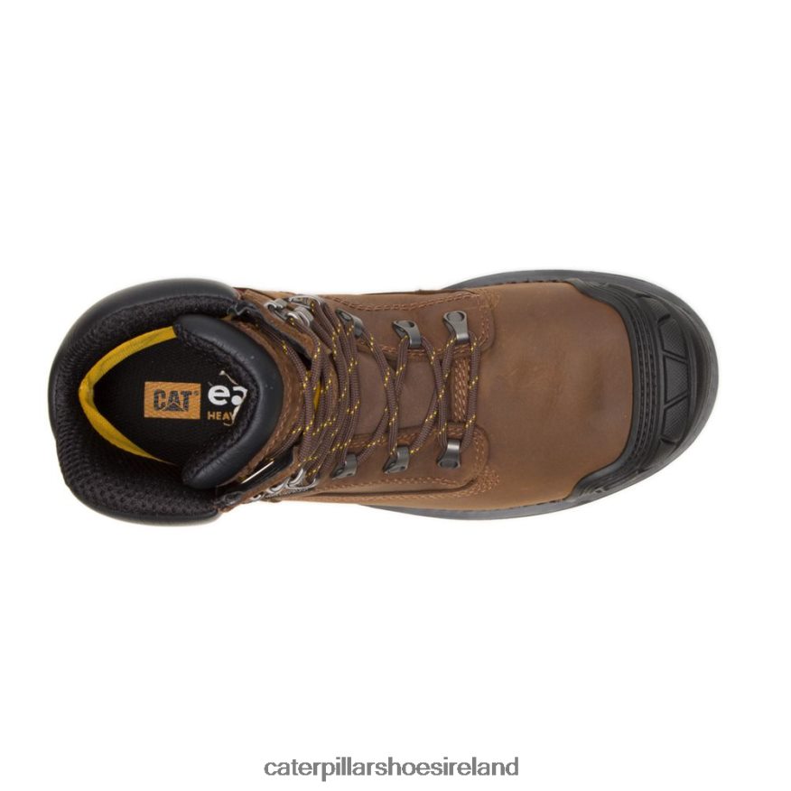Caterpillar Excavator XL 6\" Waterproof Composite Toe Work Boot Men PL406226 Dark Brown | Work Boots