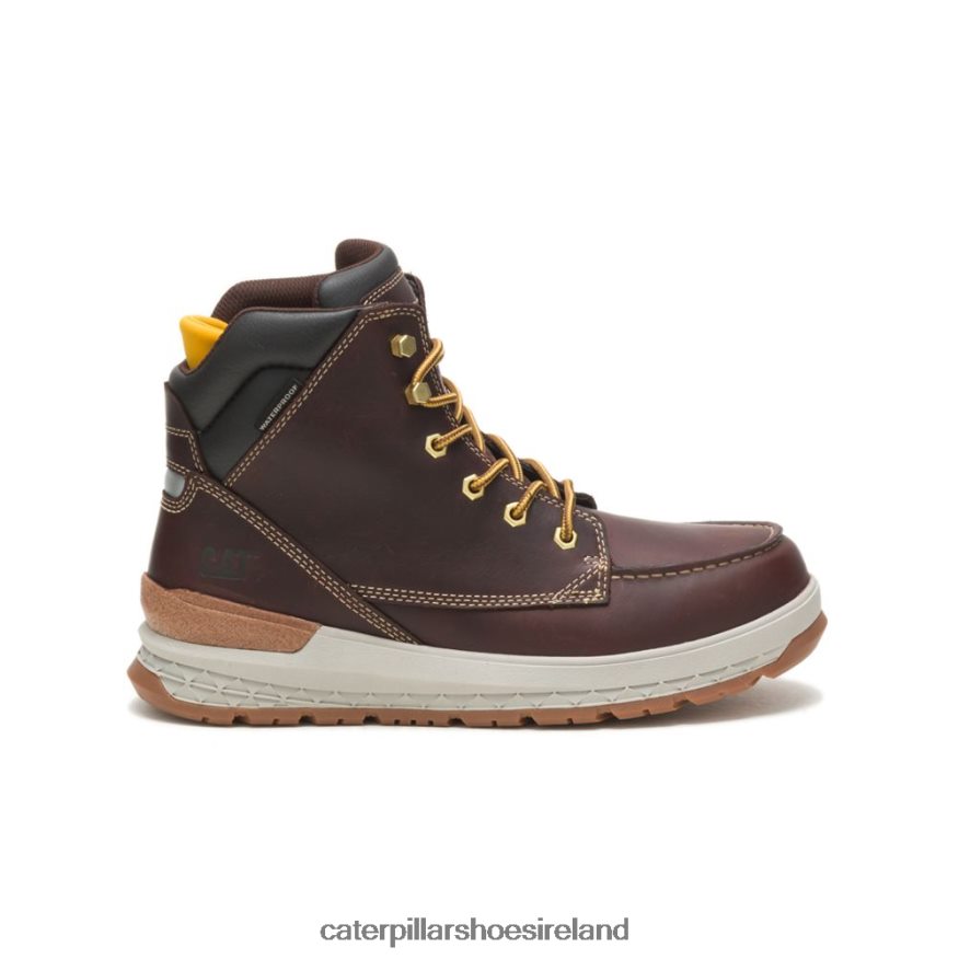 Caterpillar Impact Waterproof Work Boot Men PL406257 Friar Brown | Work Boots
