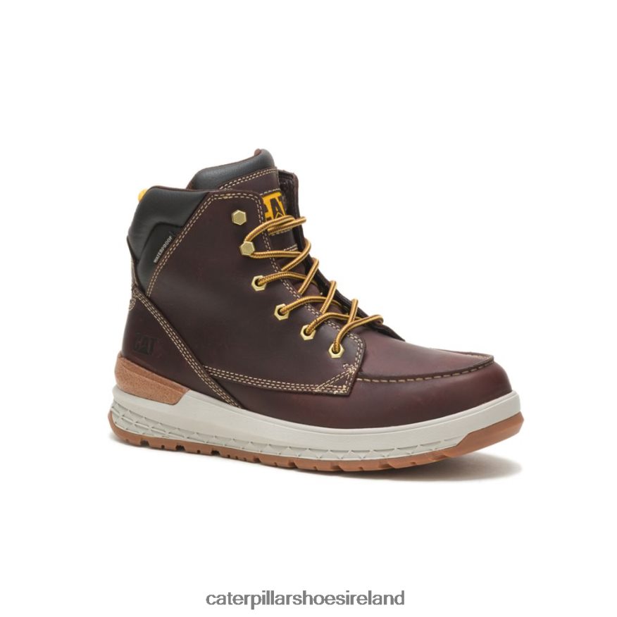 Caterpillar Impact Waterproof Work Boot Men PL406257 Friar Brown | Work Boots