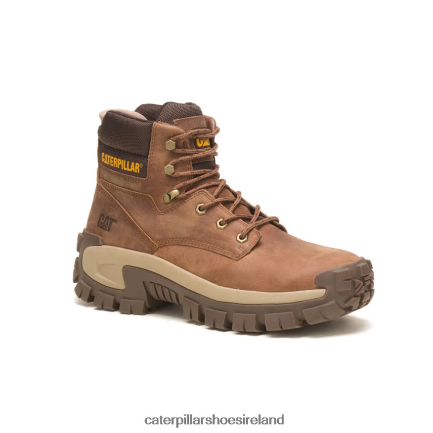 Caterpillar Invader Hi Steel Toe Work Boot Men PL40624 Mushroom | Work Boots