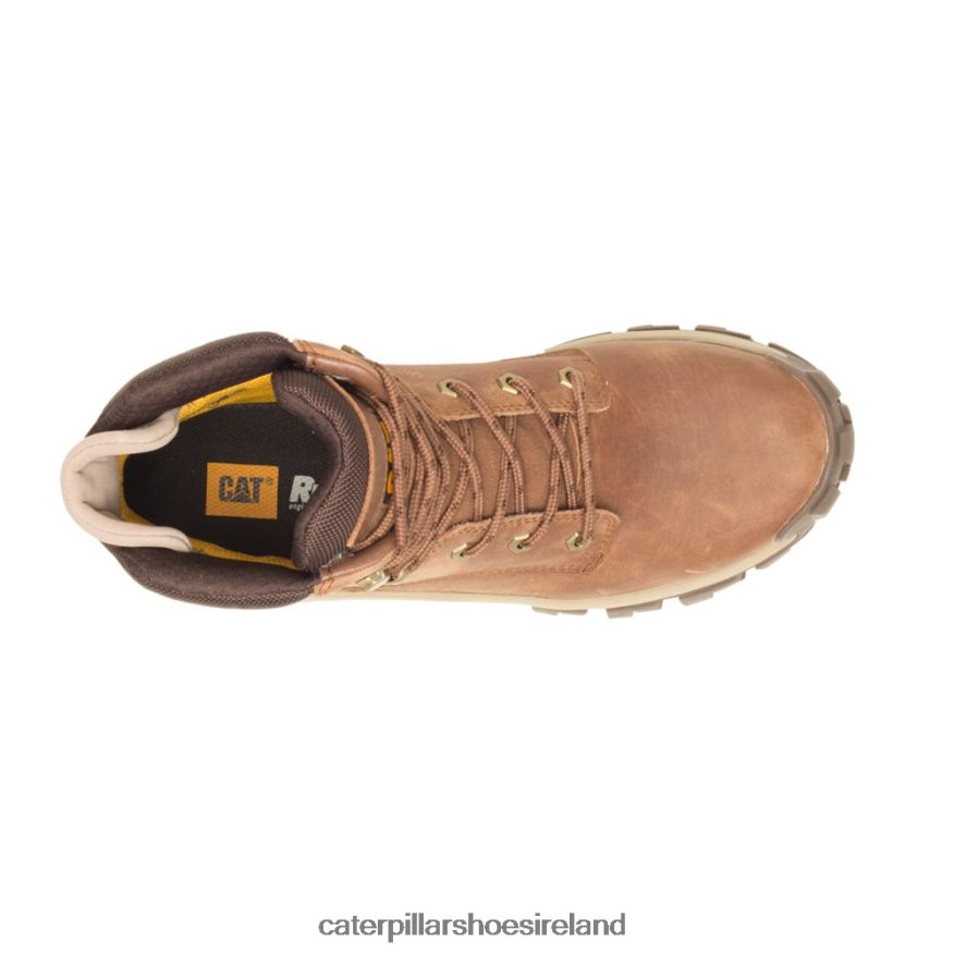 Caterpillar Invader Hi Steel Toe Work Boot Men PL40624 Mushroom | Work Boots
