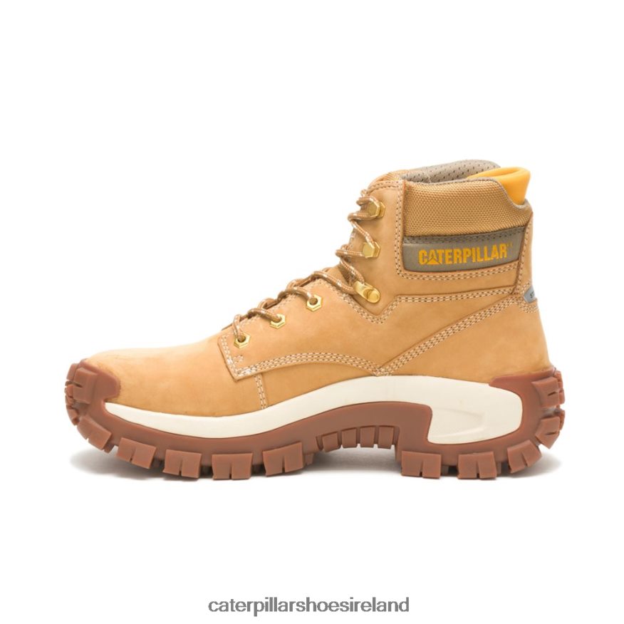 Caterpillar Invader Hi Steel Toe Work Boot Men PL40625 Honey Reset | Work Boots