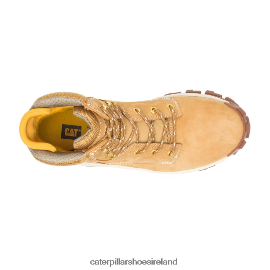 Caterpillar Invader Hi Steel Toe Work Boot Men PL40625 Honey Reset | Work Boots