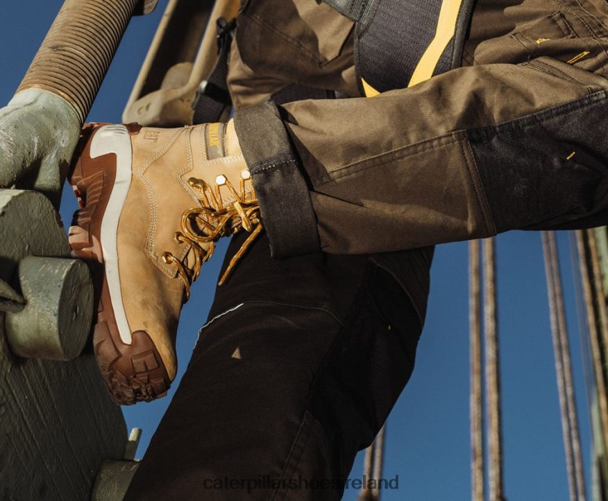 Caterpillar Invader Hi Steel Toe Work Boot Men PL40626 Black | Work Boots