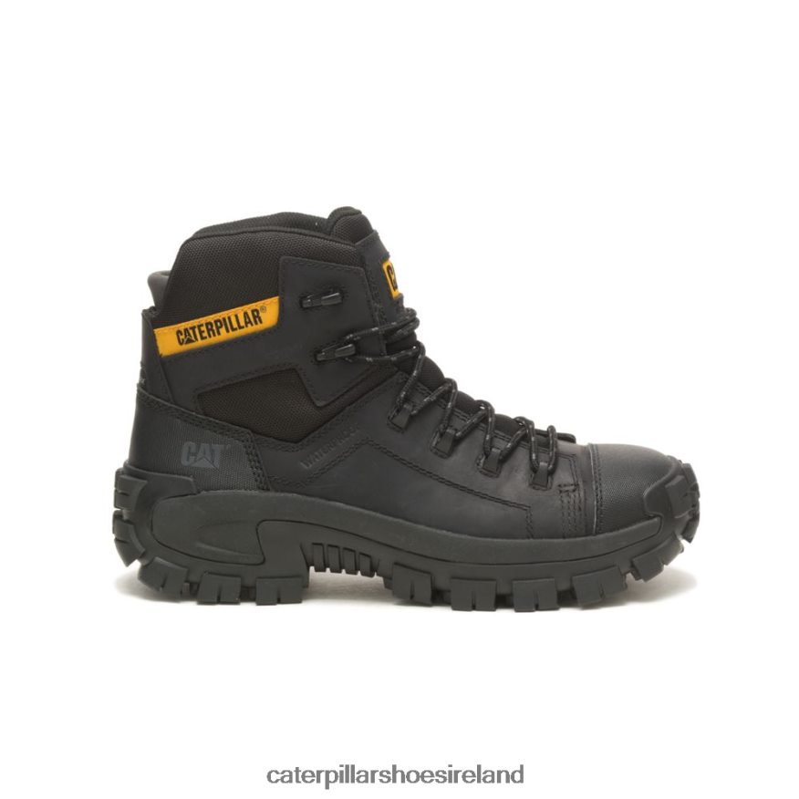 Caterpillar Invader Hiker Waterproof Composite Toe Work Boot Men PL40621 Black | Work Boots