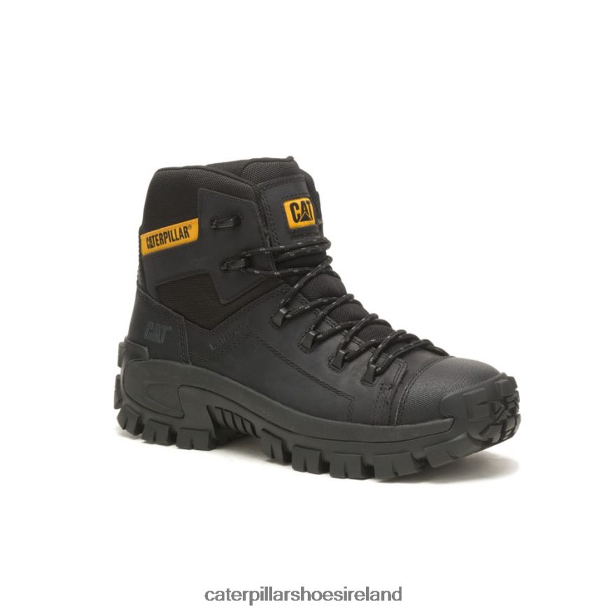 Caterpillar Invader Hiker Waterproof Composite Toe Work Boot Men PL40621 Black | Work Boots