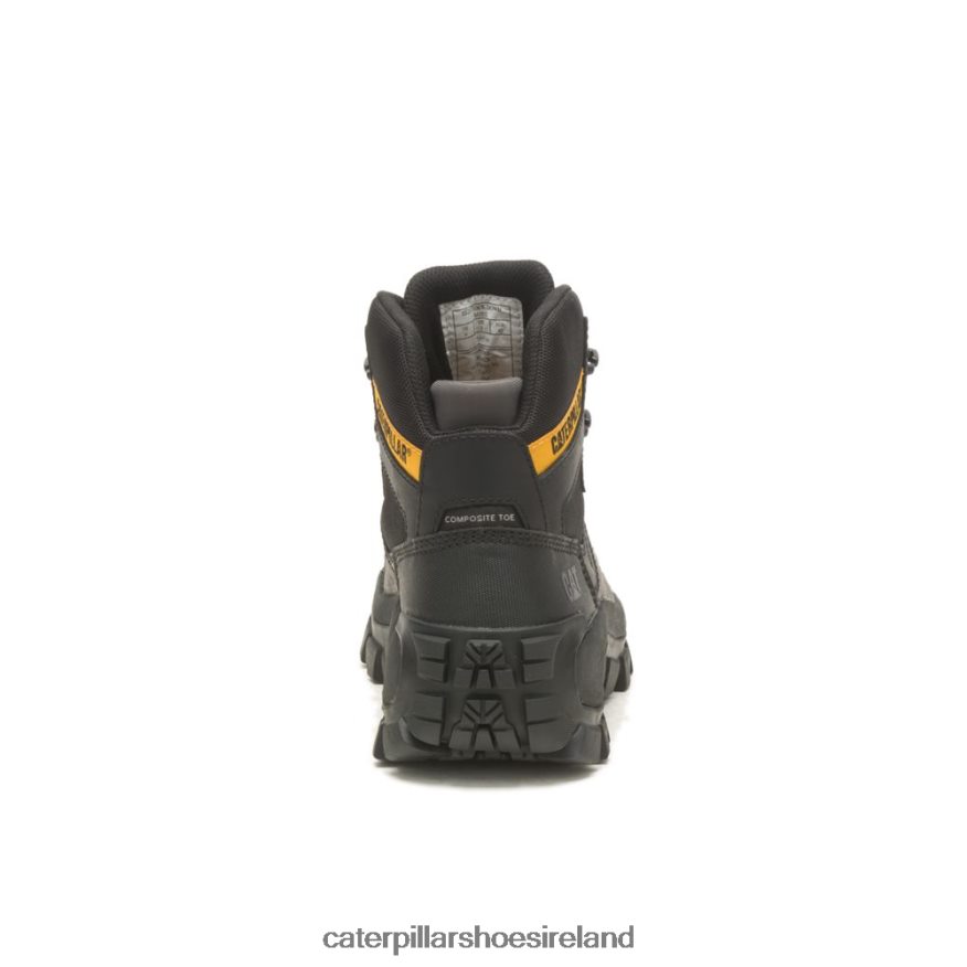 Caterpillar Invader Hiker Waterproof Composite Toe Work Boot Men PL40621 Black | Work Boots