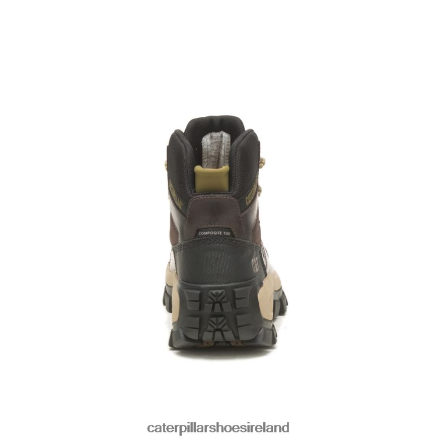 Caterpillar Invader Hiker Waterproof Composite Toe Work Boot Men PL40622 Coffee Bean | Work Boots