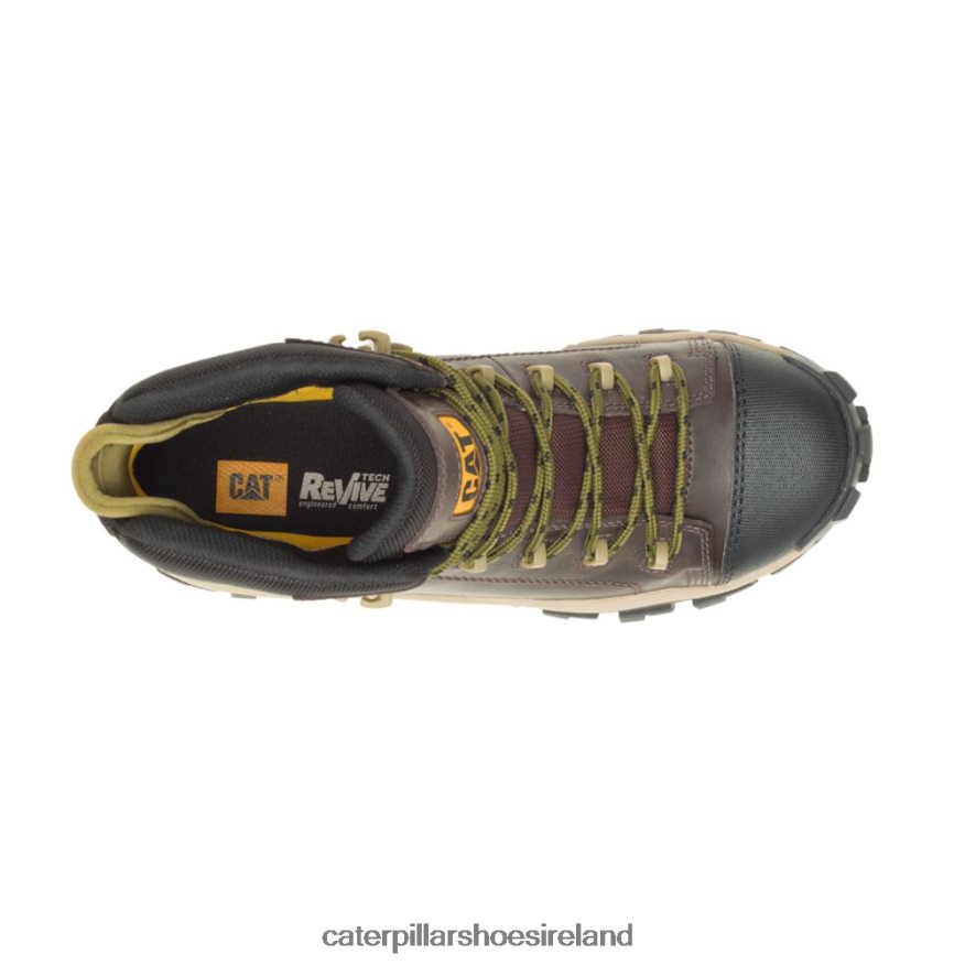 Caterpillar Invader Hiker Waterproof Composite Toe Work Boot Men PL40622 Coffee Bean | Work Boots