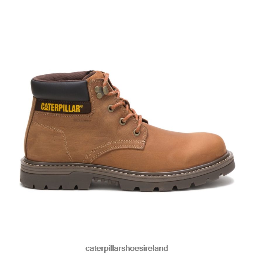 Caterpillar Outbase Waterproof Work Boot Men PL406235 Brown | Work Boots