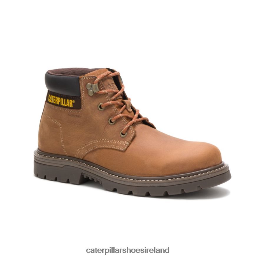 Caterpillar Outbase Waterproof Work Boot Men PL406235 Brown | Work Boots