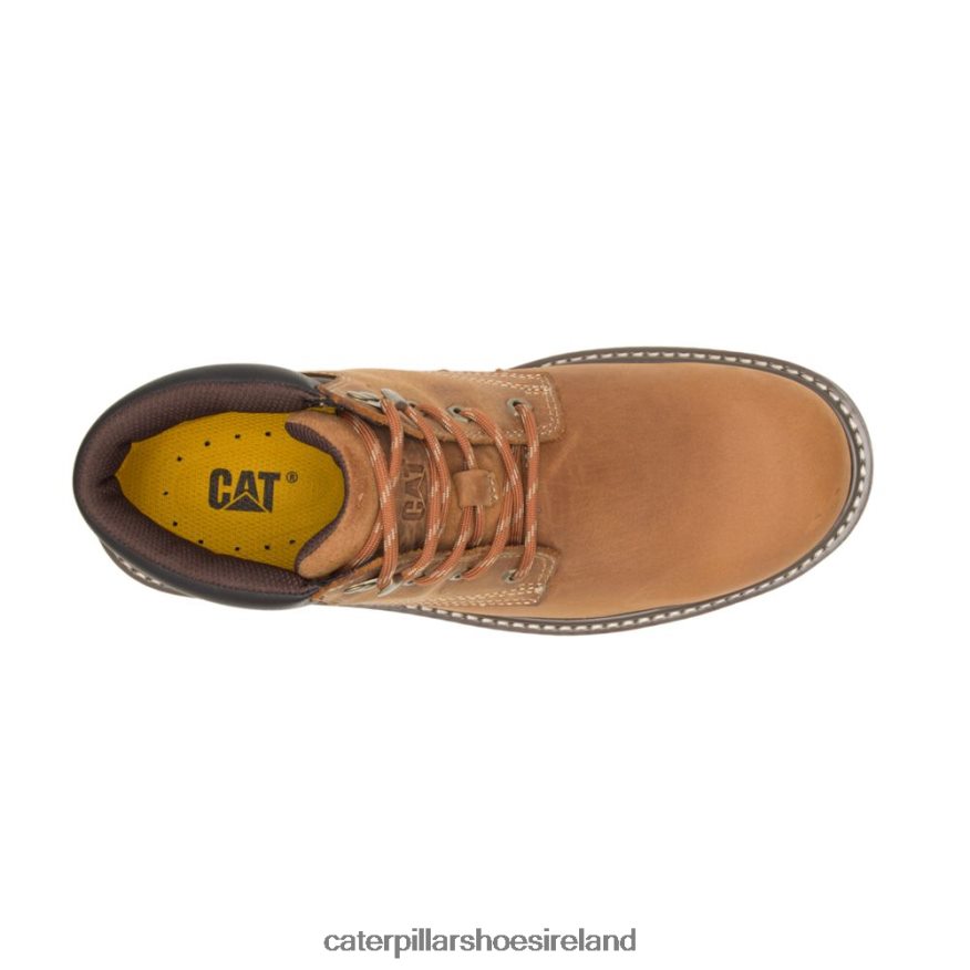 Caterpillar Outbase Waterproof Work Boot Men PL406235 Brown | Work Boots