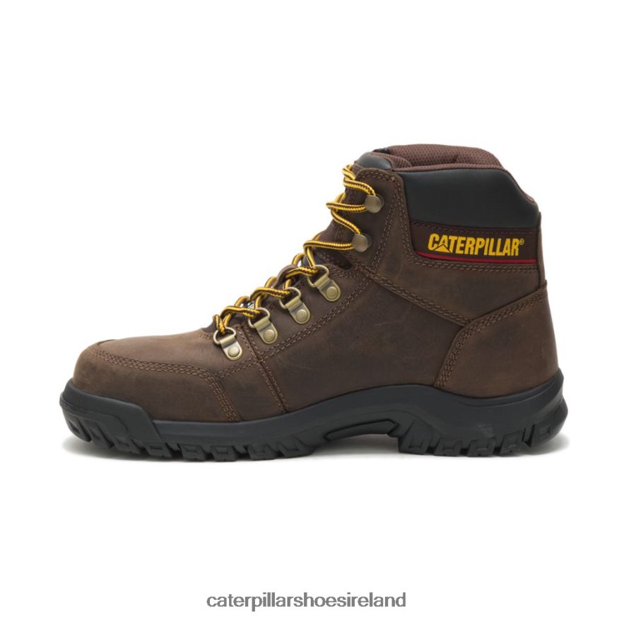 Caterpillar Outline Steel Toe Work Boot Men PL406263 Seal Brown | Work Boots
